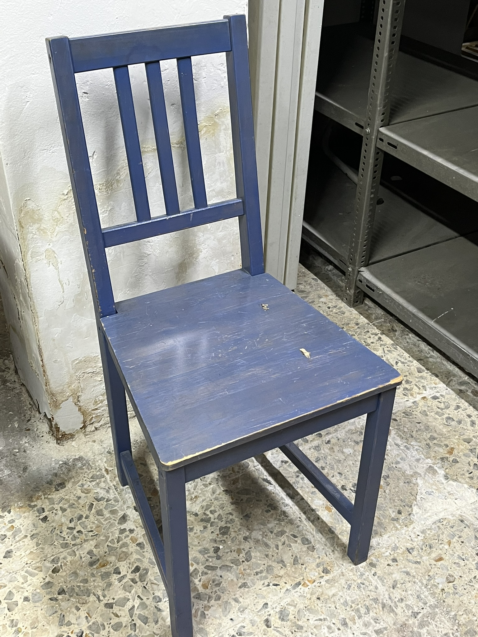 Silla azul